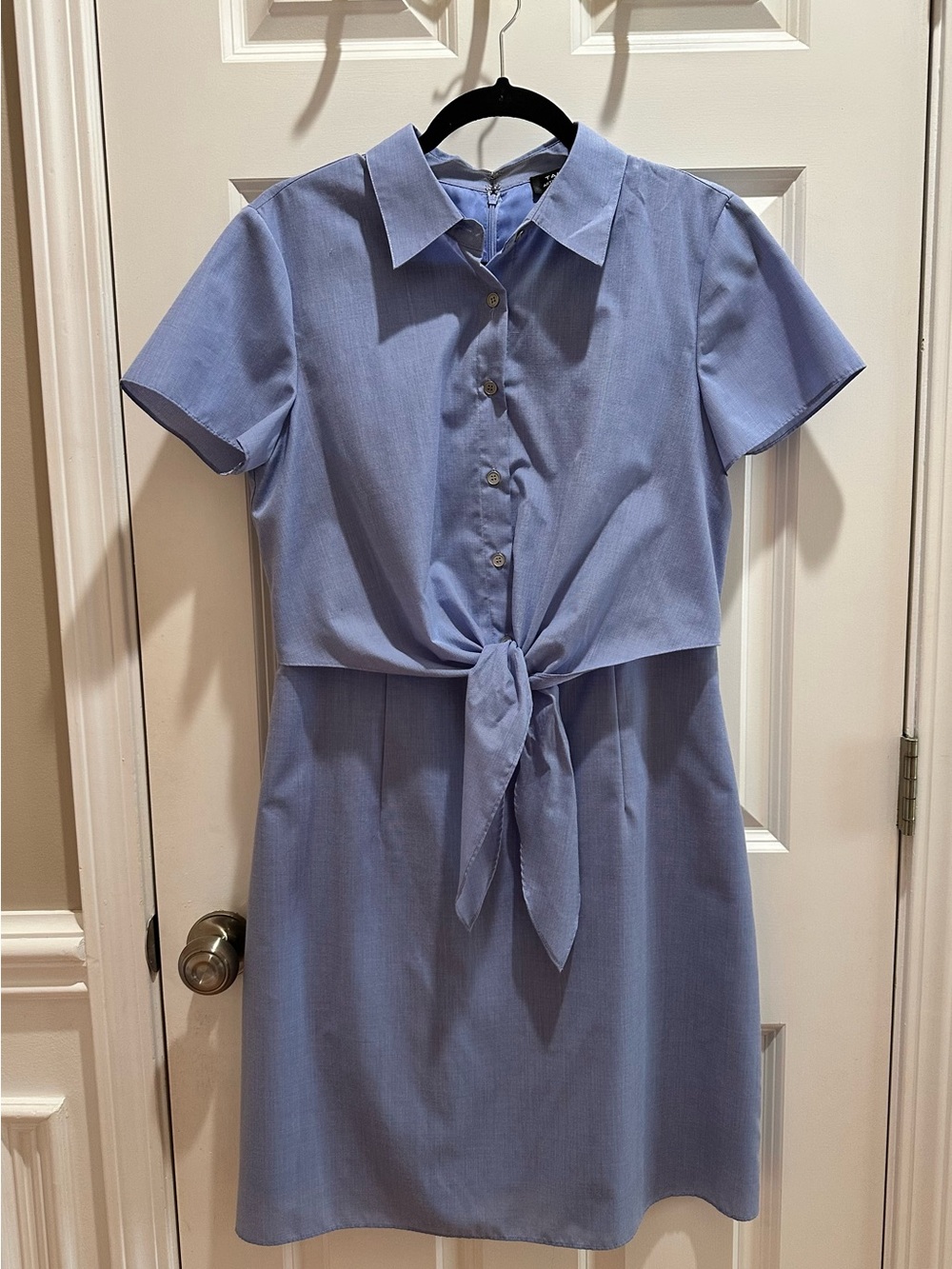 Tahari Arthur S Levine Tie-Front Shirt Dress size 8